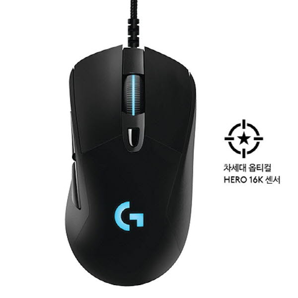 로지텍코리아 G403 HERO 게이밍 마우스 (국내정식 수입/정품)