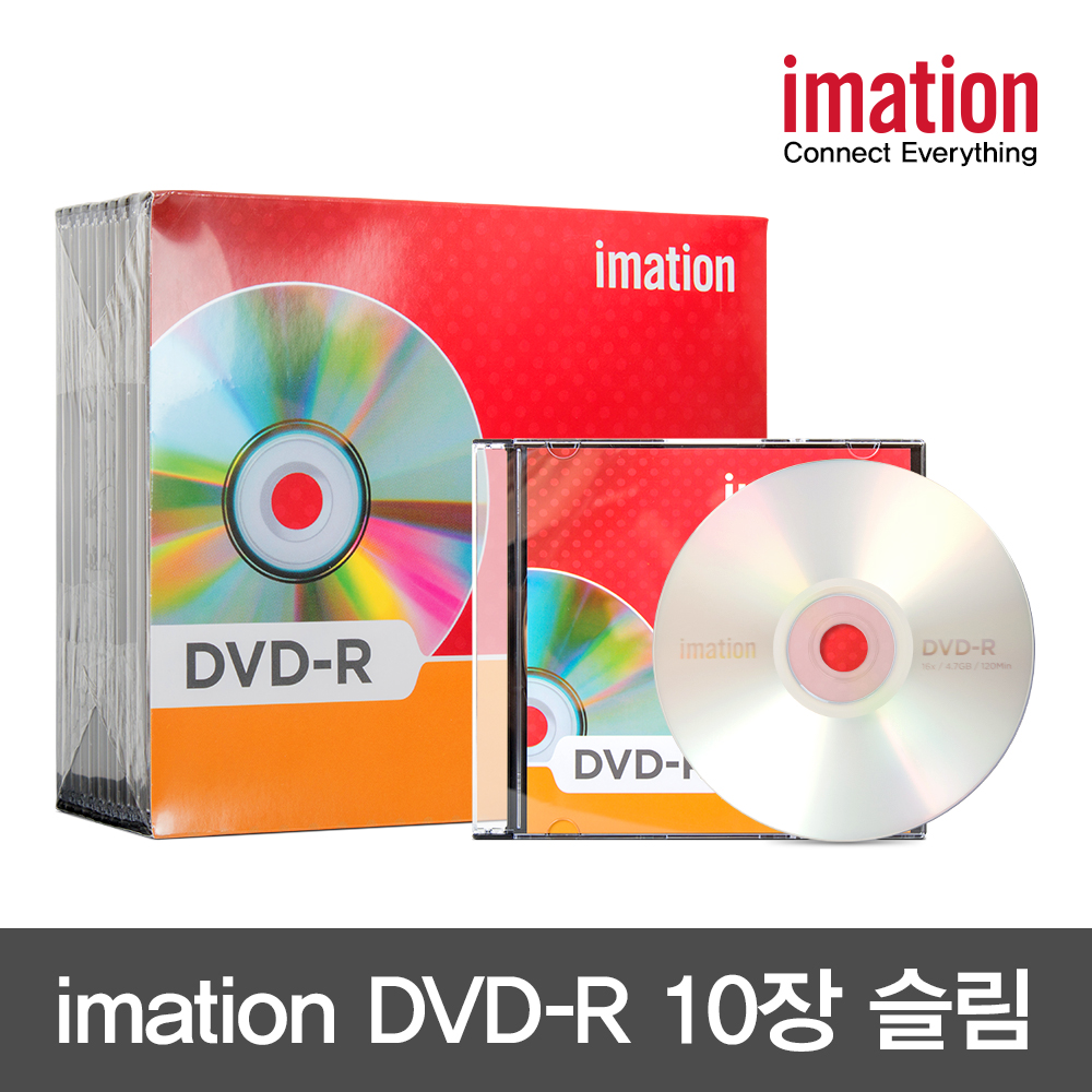 [IMATION] 이메이션 DVD-R Slim 10P