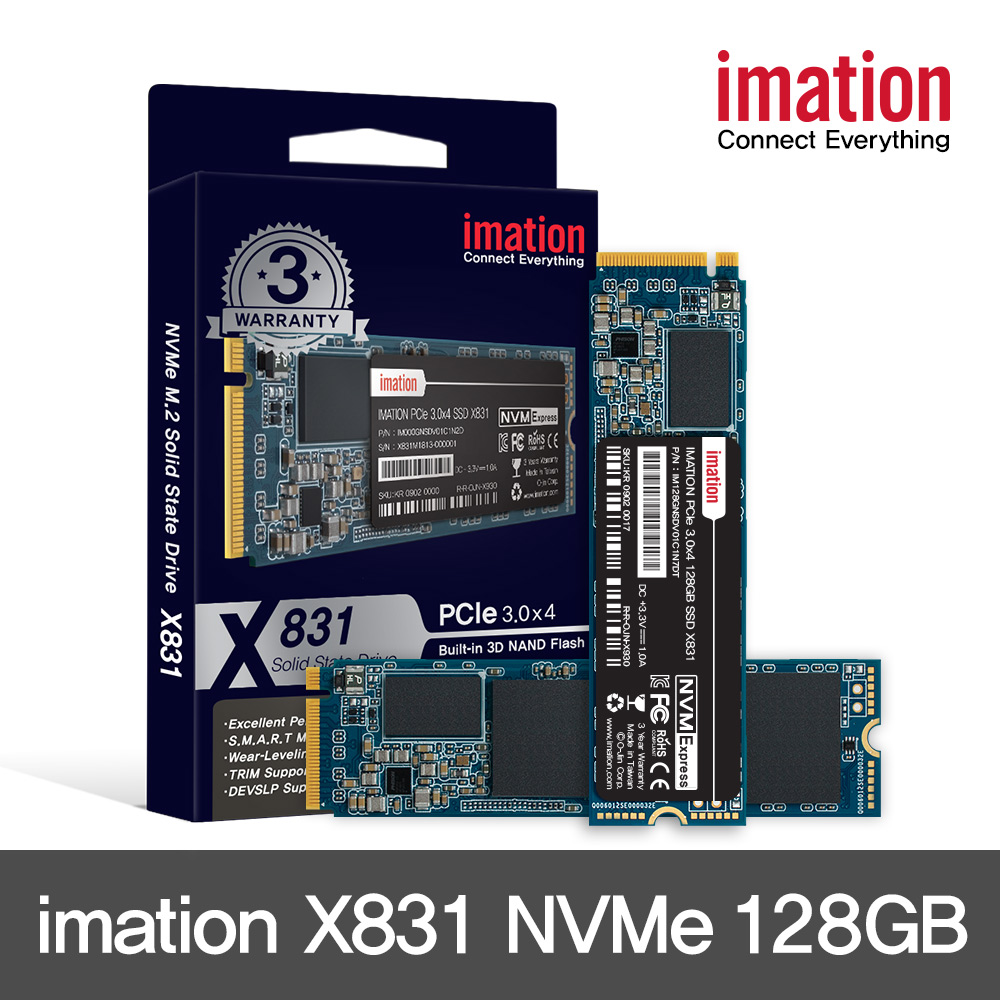 [IMATION] 이메이션 NVMe 3.0x4 SSD X831 128GB