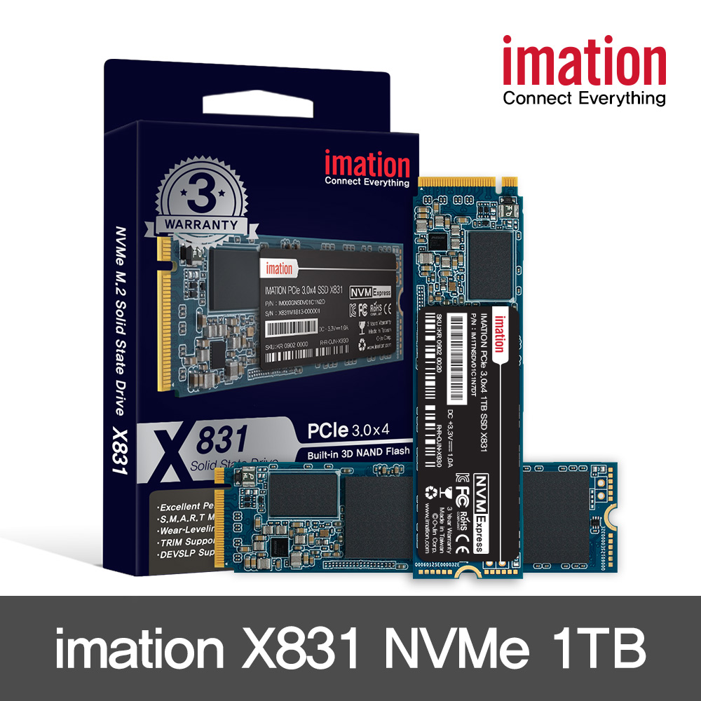 [IMATION] 이메이션 NVMe 3.0x4 SSD X831 1TB