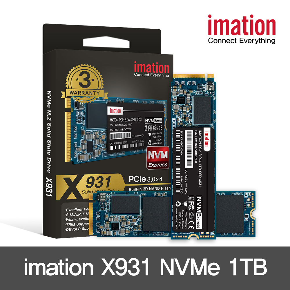 [IMATION] 이메이션 NVMe 3.0x4 SSD X931 1TB