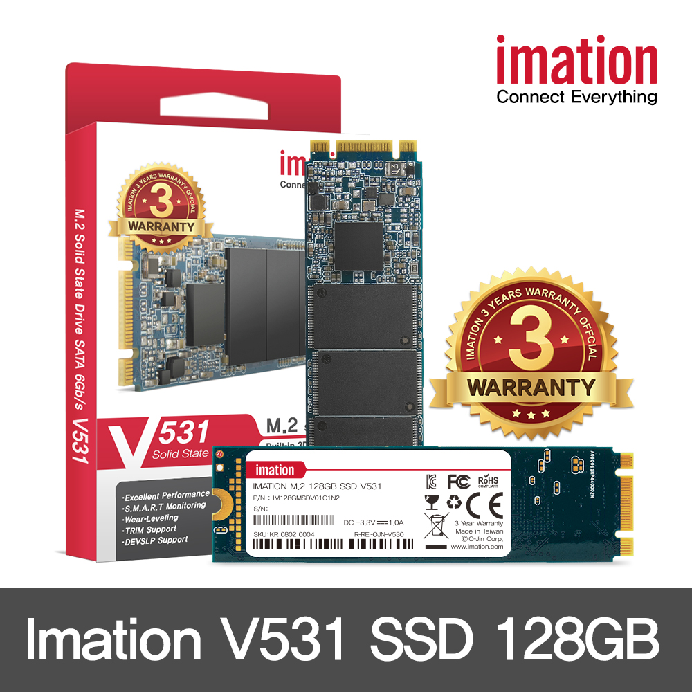 [IMATION] 이메이션 M.2 SATA3 SSD V531 128GB