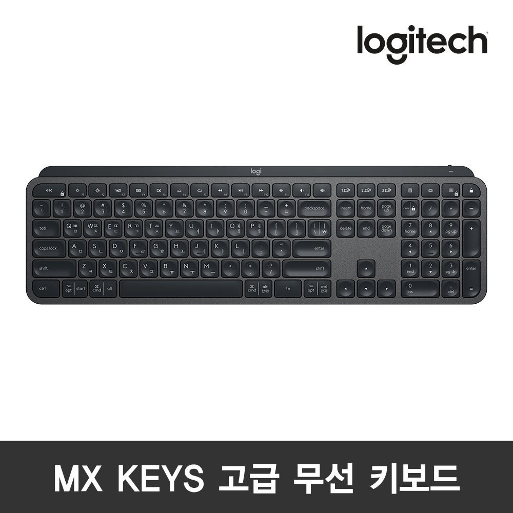 로지텍코리아 MX Keys 키보드 (국내정식 수입 / 정품)